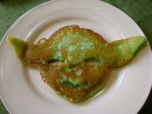 Cake from a pan am I! Delicious covered in syrup am I!