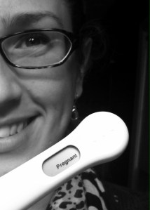 Baby's first selfie.